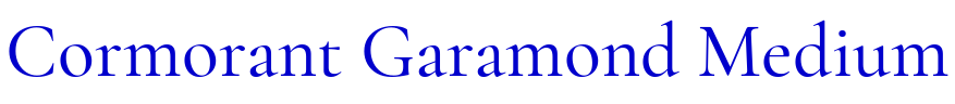 Cormorant Garamond Medium 字体